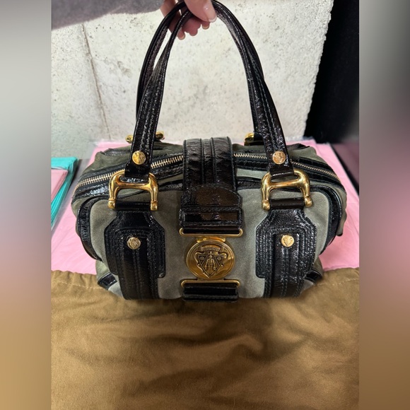 Gucci Suede Medium Aviatrix Handle Bag - Picture 10 of 14